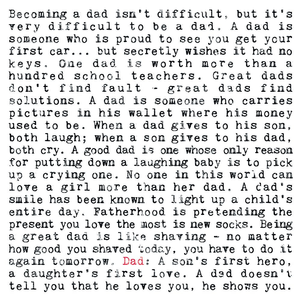 To The Most Amazing Dad