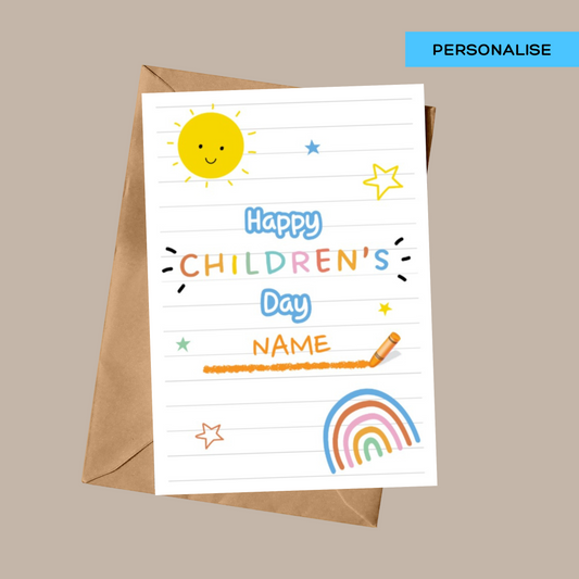 Personalised: Happy Children’s Day