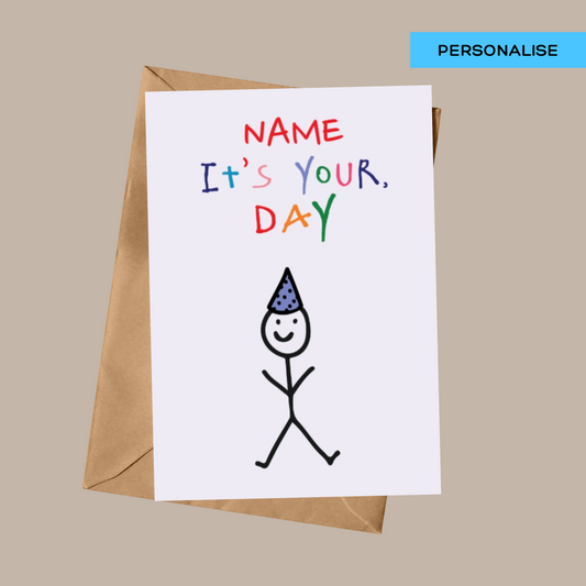 Personalised: It’s Your Day! (Blue)