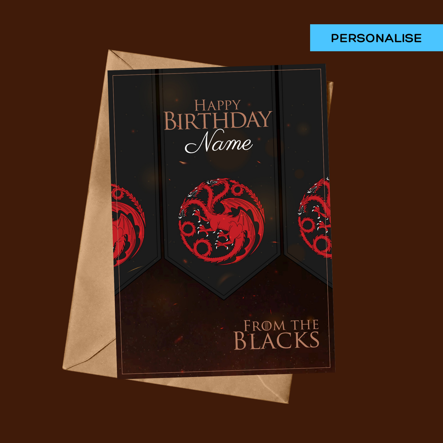 Personalised: House Of The Dragon - The Blacks