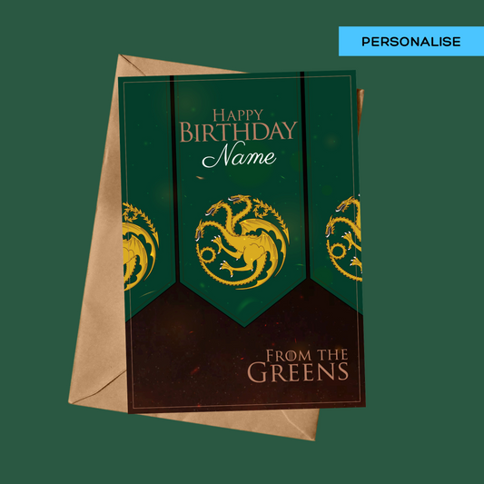 Personalised: House Of The Dragon - The Greens