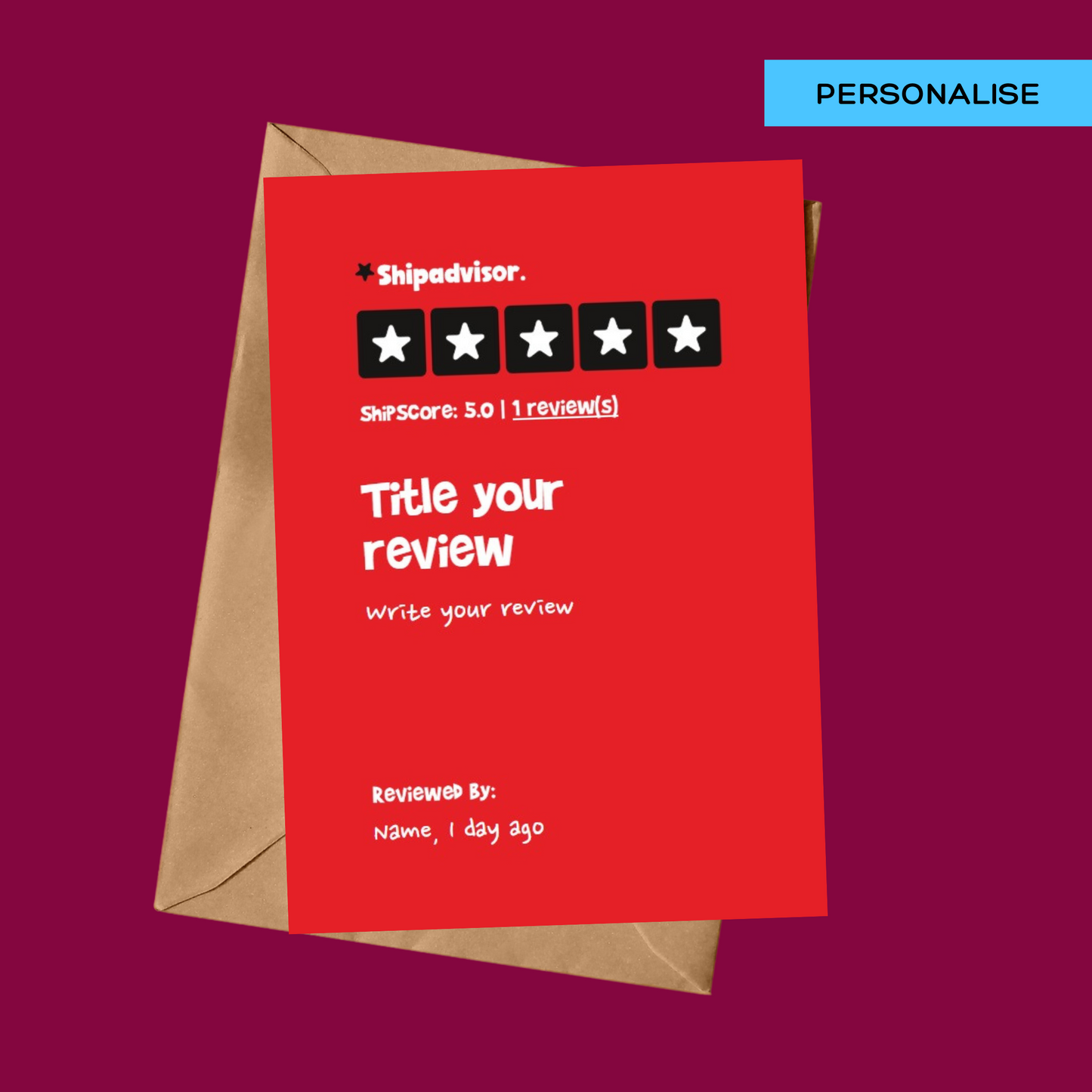 Personalised: Personal Review