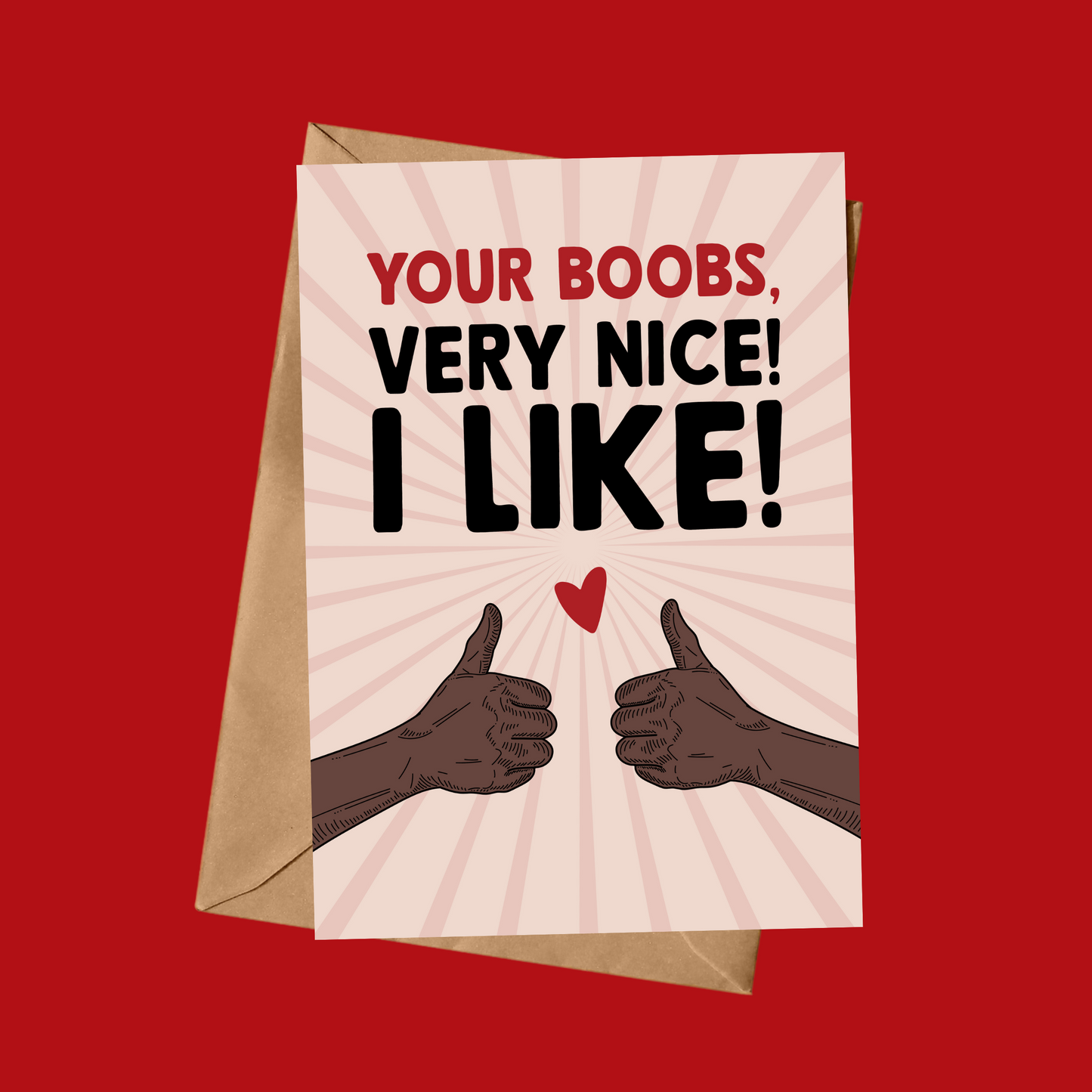 Your Boobs. Very Nice! I Like!