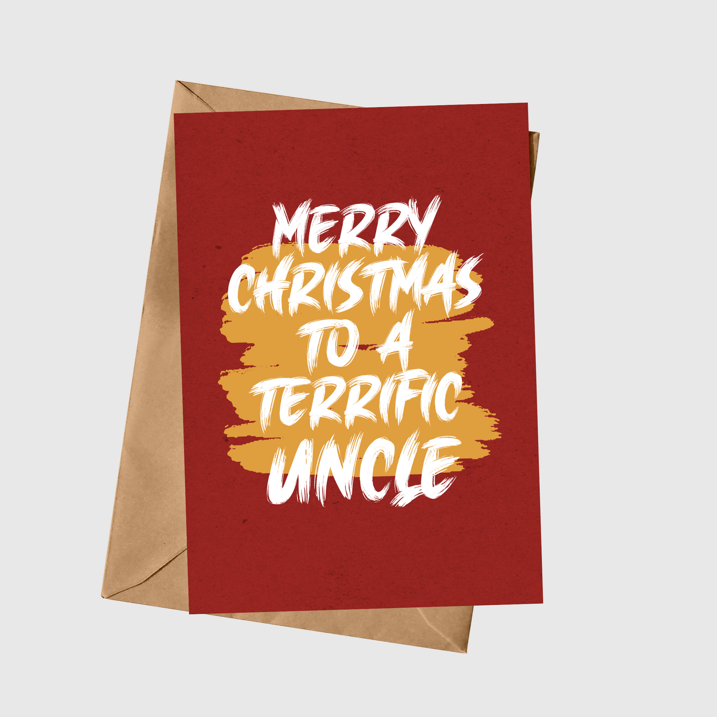 Merry Christmas To A Terrific Uncle