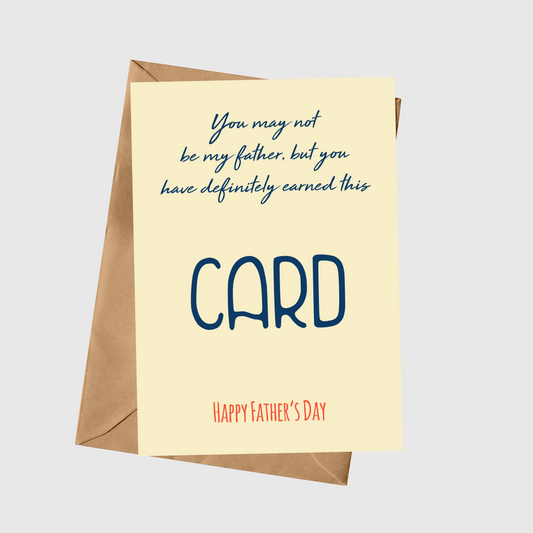 You Definitely Earned This Card