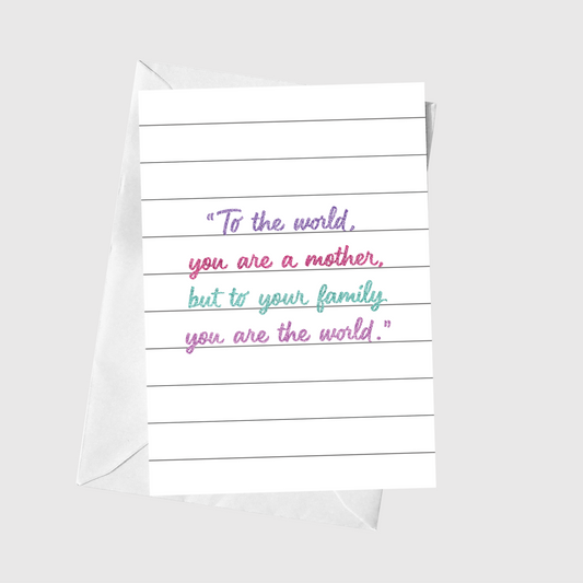 You Are The World
