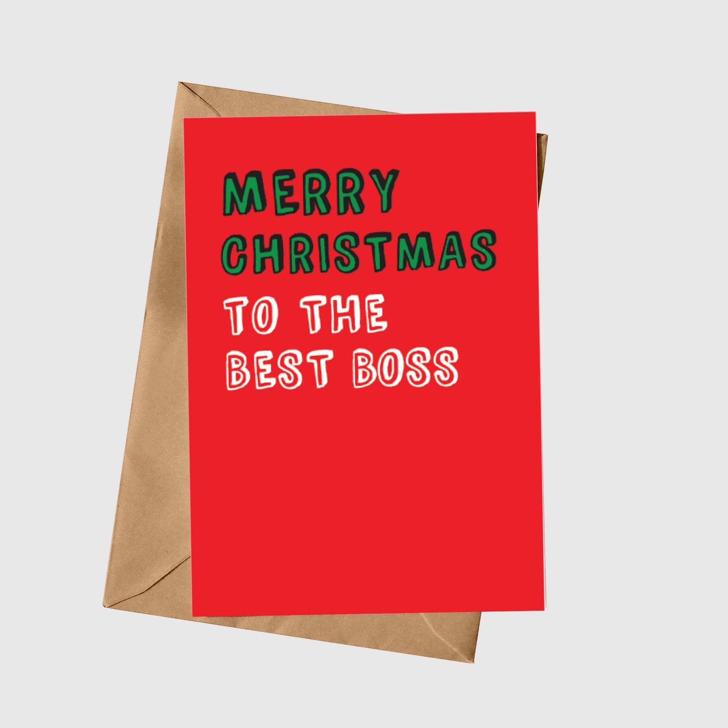 Merry Christmas To The Best Boss