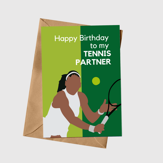 Happy Birthday To My Tennis Partner