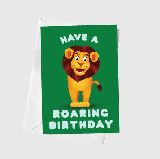 Roaring Birthday - Lion