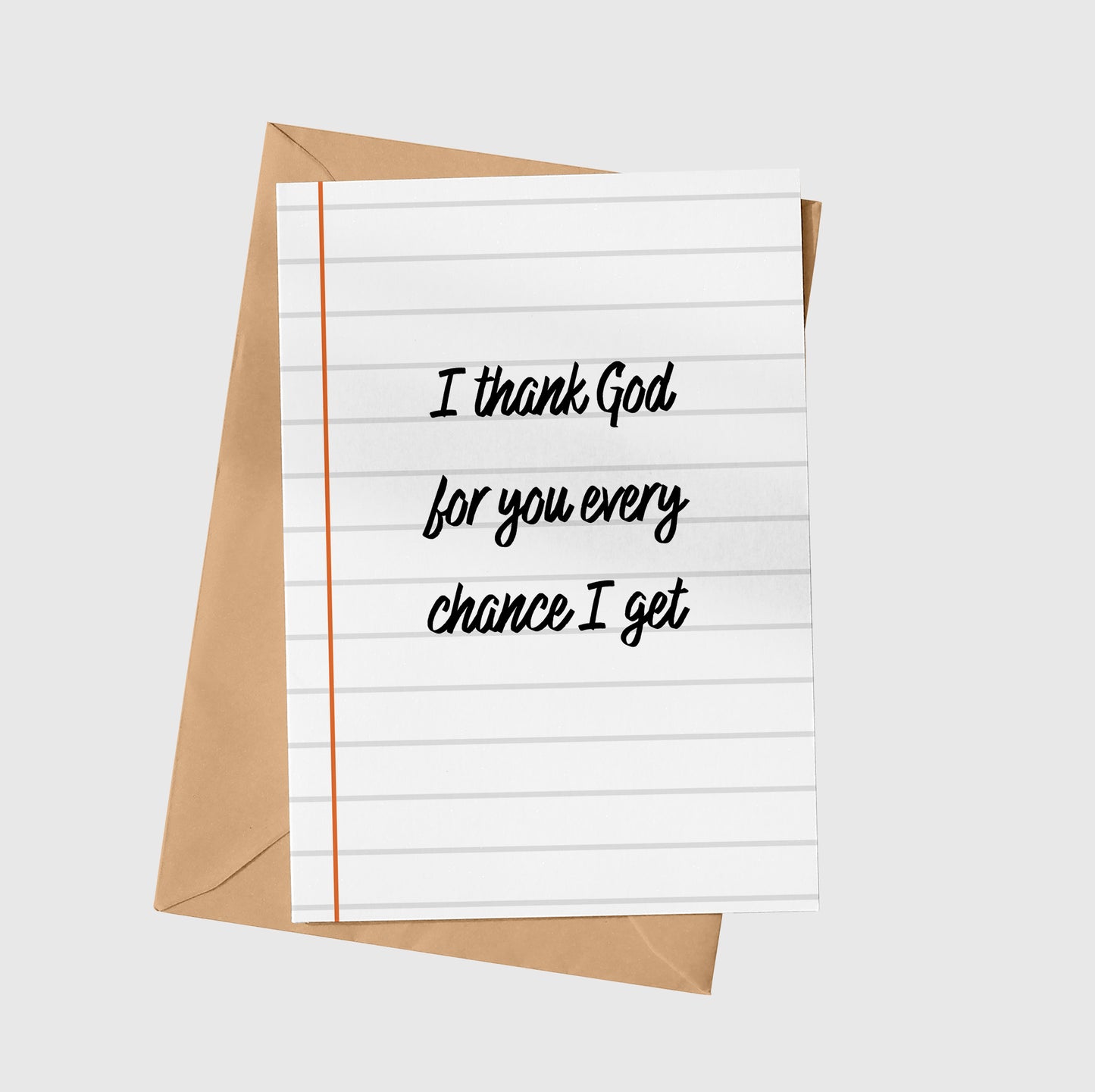 I Thank God For You